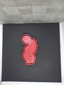 Pregnant Mother Baby Shower  Cookie Cutter 3D Printed Biscuit Stamp Fondant