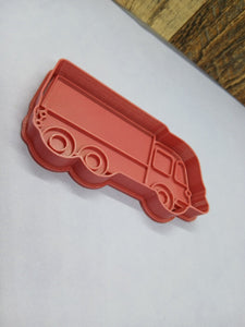 Truck Lorry Cookie Cutter 3DPrinted Flower Biscuit Stamp Fondant Decoration
