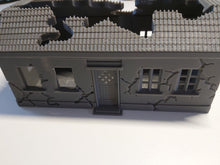 Load image into Gallery viewer, Destroyed House Barn or Workshop Style Wargaming 28mm Ruin Building
