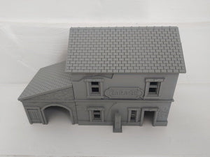 28mm Garage Petrol Station Building Workshop Lockup Wargaming