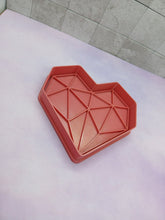 Load image into Gallery viewer, Geometric Heart Cookie Cutter 3D Printed Biscuit Stamp Fondant Icing Cake Love
