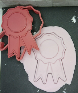 Rosette Cookie Cutter 3D Printed Award Biscuit Stamp Fondant Icing Cake Decorate