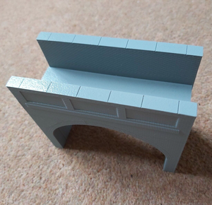 OO Gauge Model Railway Brick Arch Underpass Support Wall For Walkways Roads