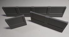 Load image into Gallery viewer, OO Gauge Model Railway Station High Wall Double Sided Detail 3 Different Lengths
