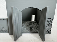 Load image into Gallery viewer, Destroyed Stone Grain Barn Ruins Tabletop Terrain Wargaming Farm Building 28mm
