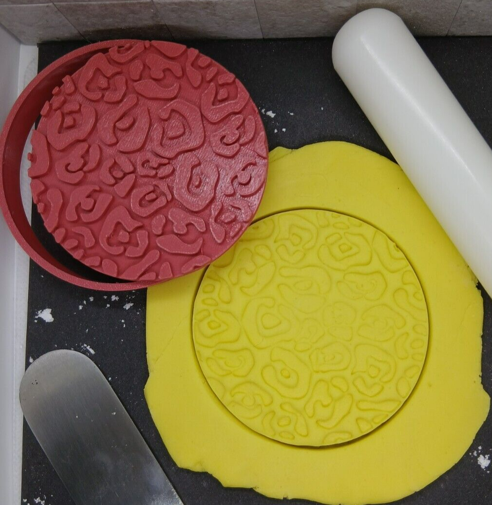 Leopard Animal Print Cookie Cutter 3D Printed Biscuit Stamp Fondant Icing Cake