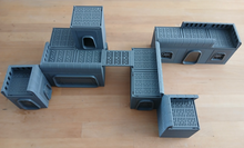 Load image into Gallery viewer, 28mm 32mm Galaxy Pack Wargaming Layout Terrain Buildings Doors Walkway Barricade0
