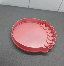 Load image into Gallery viewer, Circle Cookie Cutter With Hearts 3D Printed Biscuit Stamp Fondant Icing Cake
