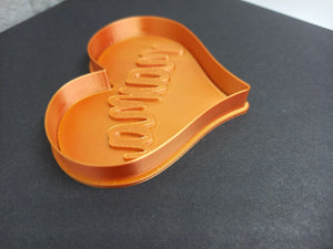 Mama Heart Shape Cookie Cutter 3DPrinted Biscuit Stamp Fondant Icing Mothers Day