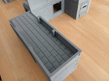 Load image into Gallery viewer, 28mm 32mm Mech Pack Wargaming Layout Terrain Buildings Doors Walkways Barricade5
