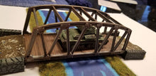 Load image into Gallery viewer, Steel Girder Style Sectional Tank Bridge System &amp; Ramps 28mm Wargaming Scenery
