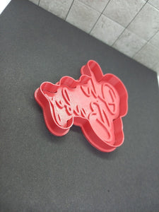 Oh Baby Wording Cookie Cutter 3D Printed Biscuit Stamp Fondant Baby Shower Cake