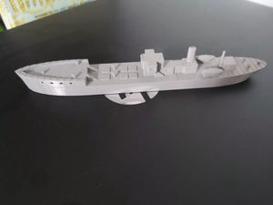 Coastal Freighter Model 1/300th Scale Sea Diorama Scenery Naval Ship Table Top Objective