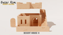 Load image into Gallery viewer, Desert House 2 Outer Rim Tatooine Sci Fi Style Building 28mm Wargaming Terrain 3D Printed
