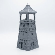 Load image into Gallery viewer, Briarwood Watch Tower Bell Tower Medieval Fantasy Scatter Terrain 28mm 32mm
