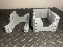 Load image into Gallery viewer, Battle Damaged Buildings Ruins Modular 28mm Sci Fi Wargaming Tabletop Terrain
