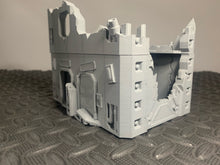 Load image into Gallery viewer, Battle Damaged Buildings Ruins Modular 28mm Sci Fi Wargaming Tabletop Terrain
