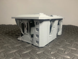 Battle Damaged Buildings Ruins Modular 28mm Sci Fi Wargaming Tabletop Terrain