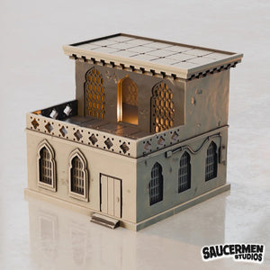 Middle Eastern House Sci Fi Historical Style 28mm Wargaming Terrain 3D Printed