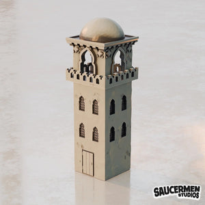 Middle Eastern Tower Sci Fi Historical Style Building 28mm Wargaming Terrain