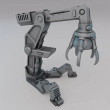 Load image into Gallery viewer, Modular Sci Fi Crane with Claw - Sci-Fi Scatter Terrain - Tabletop Terrain 28mm
