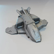 Load image into Gallery viewer, Crashed Space Shuttle Starship Spaceship - Sci-Fi Scatter Terrain - Tabletop Terrain 28mm
