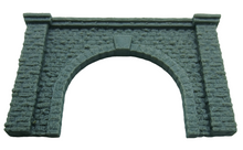 Load image into Gallery viewer, Twin Track Tunnel Portal N Gauge Model Train Portal Entrance Stonework Effect
