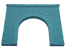 Load image into Gallery viewer, Stonework Railway Tunnel Single Track OO Gauge Model Train Portal Entrance
