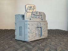 Load image into Gallery viewer, Futuristic Sci-Fi Alien Autopsies Building 28mm 3D Printed in Grey
