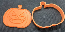 Load image into Gallery viewer, Pumpkin Jack O'Lantern Cookie Cutter 3DPrinted Biscuit Stamp Fondant Decoration
