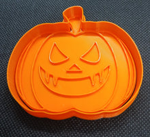 Load image into Gallery viewer, Pumpkin Jack O'Lantern Cookie Cutter 3DPrinted Biscuit Stamp Fondant Decoration
