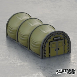 Command Research Tent 3D Printed Terrain for 28mm 32mm Wargaming Tabletop