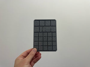 Dungeon Floors Dry Brush Texture Palette for Miniature Painting - Unprimed