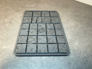 Dungeon Floors Dry Brush Texture Palette for Miniature Painting - Unprimed