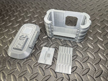 Load image into Gallery viewer, Street Vendor Kiosk - Pharmacy Sci Fi Building 28mm 3D Printed Cyberpunk Style
