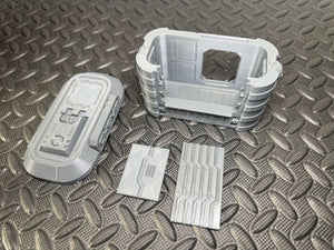 Street Vendor Kiosk - Pharmacy Sci Fi Building 28mm 3D Printed Cyberpunk Style