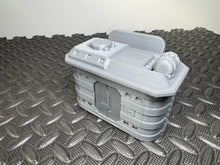 Load image into Gallery viewer, Street Vendor Kiosk - Drone Repairs Sci Fi Building 28mm 3D Printed Terrain
