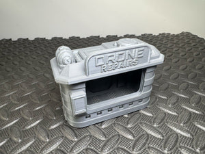 Street Vendor Kiosk - Drone Repairs Sci Fi Building 28mm 3D Printed Terrain