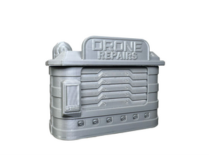 Street Vendor Kiosk - Drone Repairs Sci Fi Building 28mm 3D Printed Terrain