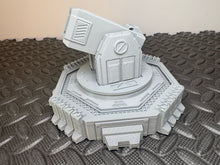 Load image into Gallery viewer, Plasma Anti Air Turret - Sci-fi Scatter Terrain Pack - 28mm Wargaming Scenery
