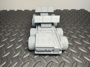 Missile Launcher Transporter Vehicle Sci-Fi Skirmish Games Scatter Terrain 28mm 3D Printed