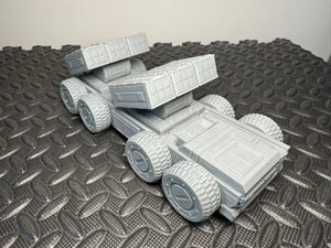 Missile Launcher Transporter Vehicle Sci-Fi Skirmish Games Scatter Terrain 28mm 3D Printed