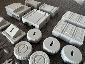 Missile Launcher Transporter Vehicle Sci-Fi Skirmish Games Scatter Terrain 28mm 3D Printed