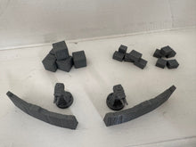 Load image into Gallery viewer, Desert Scatter Terrain Sci Fi Style Containers Gun Turrets 28mm 3D Printed
