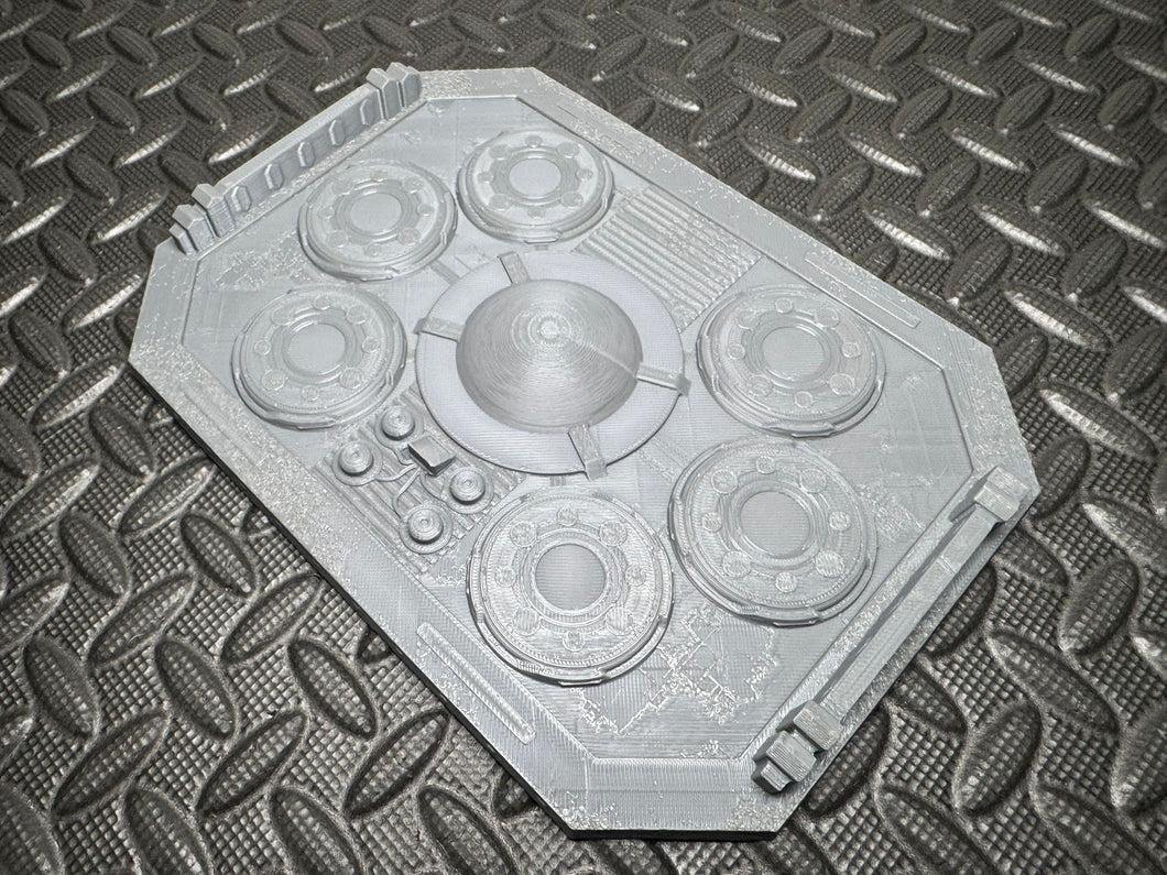 Sci-Fi Transmat Teleportation Pad - 28mm Desert Terrain - Desert Edge Outpost