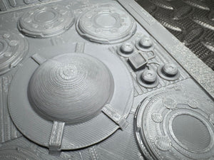 Sci-Fi Transmat Teleportation Pad - 28mm Desert Terrain - Desert Edge Outpost