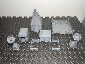 True 28mm Valkra Sci Fi Outpost Buildings Sci Fi Scenery Terrain - Read Description