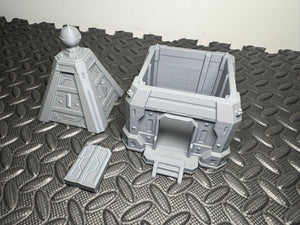True 28mm Valkra Sci Fi Outpost Buildings Sci Fi Scenery Terrain - Read Description