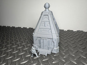 True 28mm Valkra Sci Fi Outpost Buildings Sci Fi Scenery Terrain - Read Description