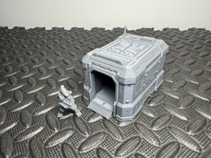 True 28mm Valkra Sci Fi Outpost Buildings Sci Fi Scenery Terrain - Read Description